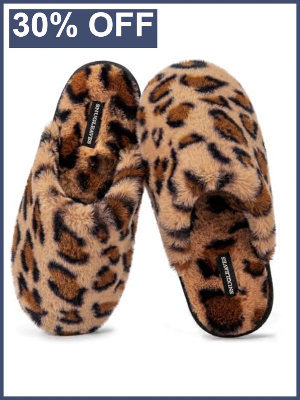 Women's Fuzzy Scuff Slippers Memory Foam Non-Slip House Shoes